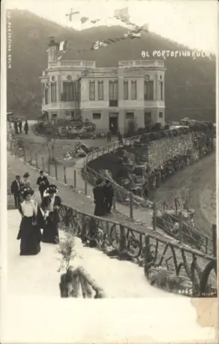 Foto Ak Ruta Camogli Liguria, Portofino Kulm