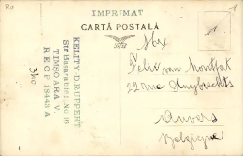 Ak Timișoara Temesvár Temeswar Rumänien, Hafen