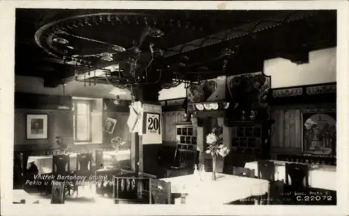 Foto Ak Nové Město nad Metují Neustadt Mettau Reg. Königgrätz, Peklo, Vnitrek Bartonovy utulny