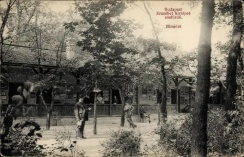 Ak Budapest Ungarn, Erzsébet királyné sósfürdő, Vilma-lak