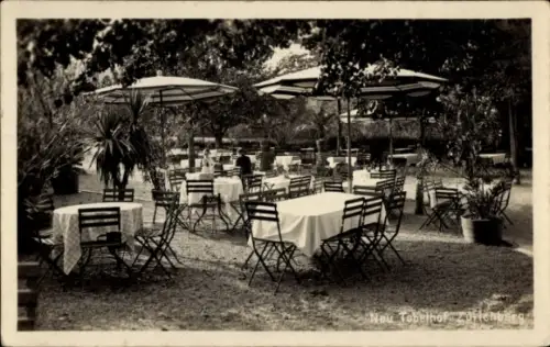 Foto Ak Zürich Stadt Schweiz, Zürichberg, Neu Tobelhof, Gartenlokal