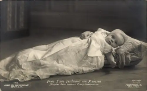 Ak Prinz Louis Ferdinand von Preußen als Baby