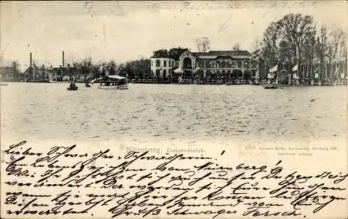 Ak Nürnberg in Mittelfranken, Dutzendteich