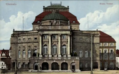 Ak Chemnitz in Sachsen, Neues Theater
