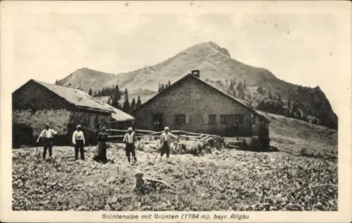 Ak Burgberg im Allgäu, Grünten, Grüntenalpe
