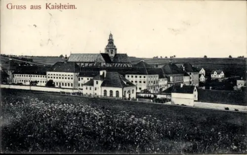 Ak Kaisheim in Schwaben Bayern, Gesamtansicht