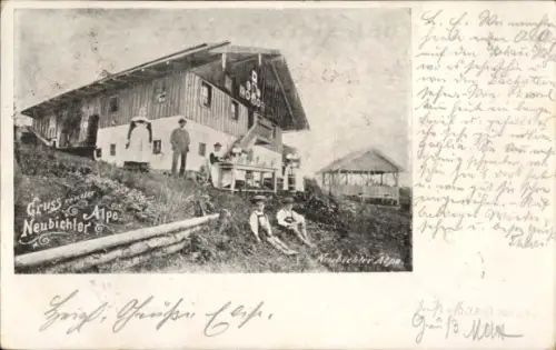 Ak Neubichel Piding im Berchtesgadener Land Oberbayern, Neubichler Alpe