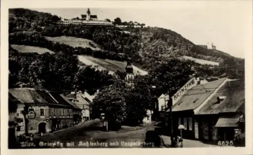 Ak Wien 19 Döbling Grinzing, Kahlenberg, Leopoldsberg