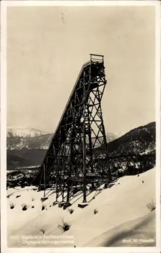 Ak Garmisch Partenkirchen in Oberbayern, Olympia-Sprungschanze