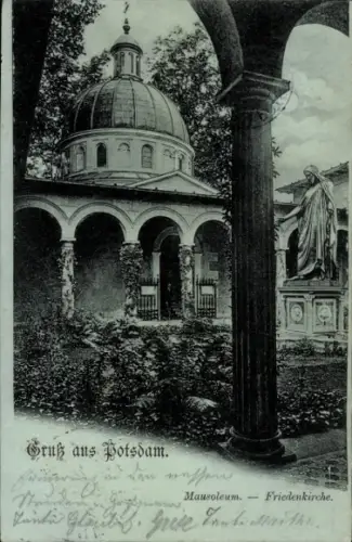 Ak Potsdam, Mausoleum, Friedenkirche