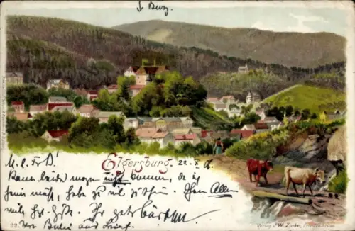 Künstler Litho Elgersburg in Thüringen, Gesamtansicht