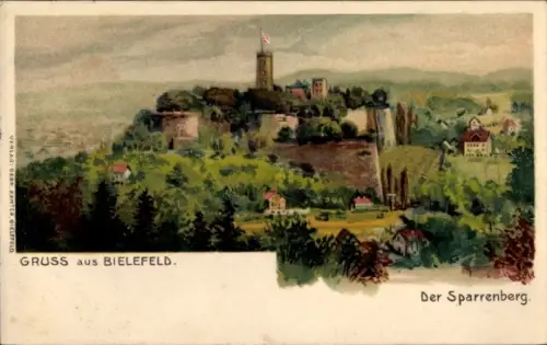 Künstler Ak Bielefeld, Sparrenberg