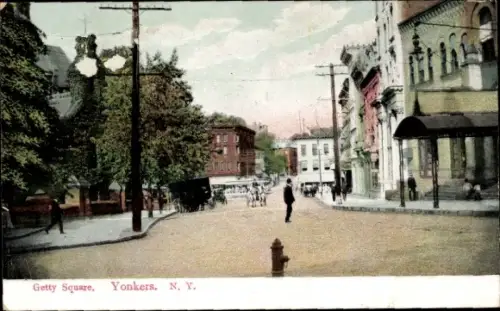 Ak Yonkers New York USA, Getty Square
