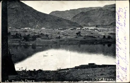 Ak Warmbad Deutsch Südwest Afrika Namibia, Landschaft, Raman's Drift