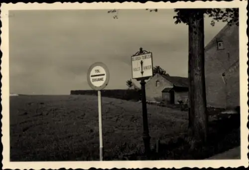 Foto Grenze zwischen Belgien und Frankreich