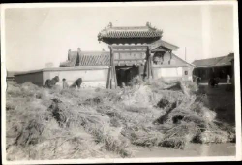 Foto China, Blick auf einen Tempel 1930
