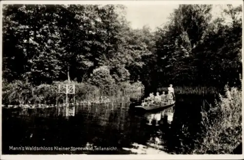 Ak Schöneiche bei Berlin, Manns Waldschloss Kleiner Spreewald