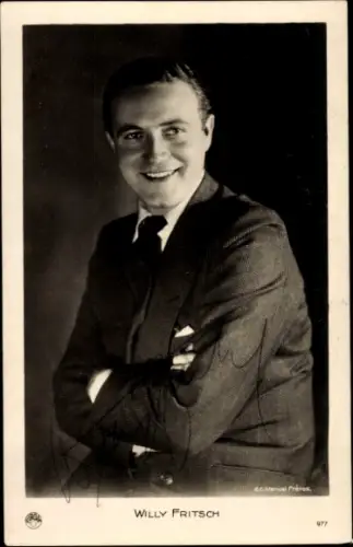 Ak Schauspieler Willy Fritsch, Portrait