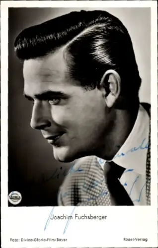 Ak Schauspieler Joachim Fuchsberge, Autogramm, Gloria