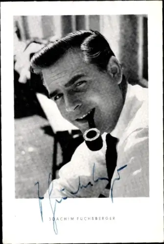 Ak Schauspieler Joachim Fuchsberger, Portrait, Autogramm