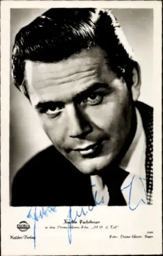 Ak Schauspieler Joachim Fuchsberger, Film 08/15, II. Teil, Portrait