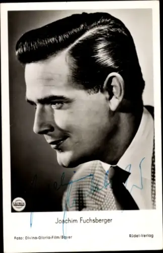 Ak Schauspieler Joachim Fuchsberge, Autogramm, Gloria