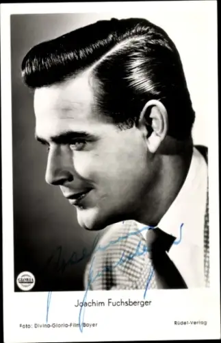 Ak Schauspieler Joachim Fuchsberge, Autogramm, Gloria