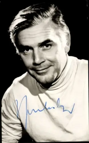 Ak Schauspieler Joachim Fuchsberger, Portrait, Autogramm