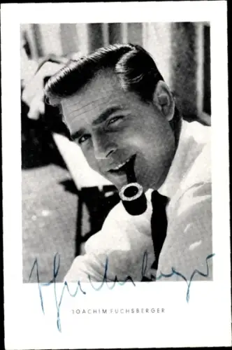 Ak Schauspieler Joachim Fuchsberger, Portrait, Autogramm