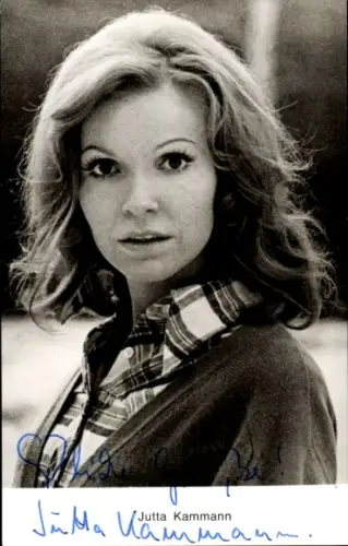 Ak Schauspielerin Jutta Kammann, Portrait, Autogramm