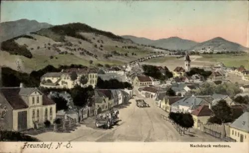 Künstler Ak Freundorf Niederösterreich, Gesamtansicht