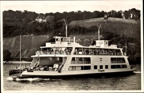 Ak Bodensee, Fährschiff Linzgau