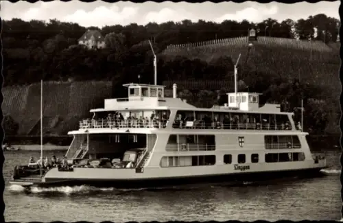 Ak Bodensee, Fährschiff Linzgau