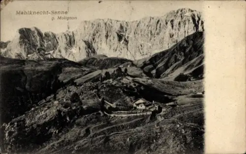 Ak Südtirol, Mahlknecht-Senne, Molignon, Schutzhütte