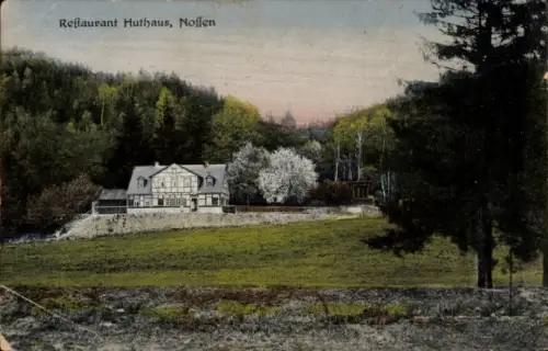 Ak Nossen in Sachsen, Restaurant Huthaus