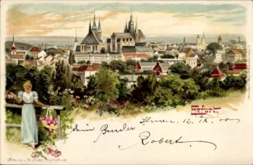 Litho Erfurt in Thüringen, Totalansicht