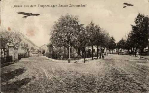 Ak Zehrensdorf Wünsdorf Zossen in Brandenburg, Truppenübungsplatz, Flieger