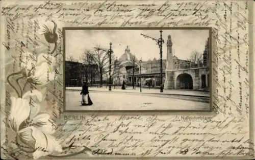 Präge Passepartout Ak Berlin Schöneberg, Nollendorfplatz