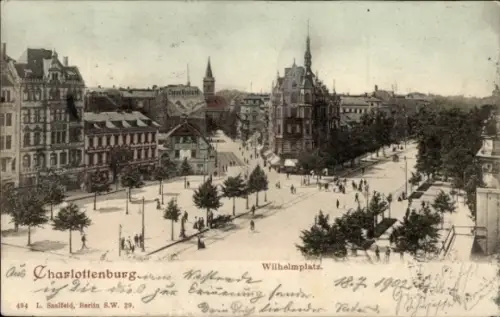 Ak Berlin Charlottenburg, Wilhelmplatz