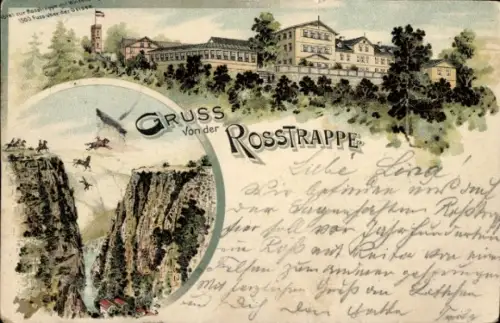 Litho Thale im Harz, Rosstrappe, Hotel, Winzenburg