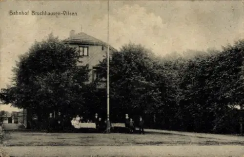 Ak Bruchhausen Vilsen Niedersachsen, Bahnhof