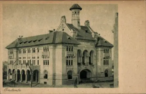 Ak Constanța Konstanza Rumänien, Gebäude in  keine Personen, sepiafarbene Darstellung