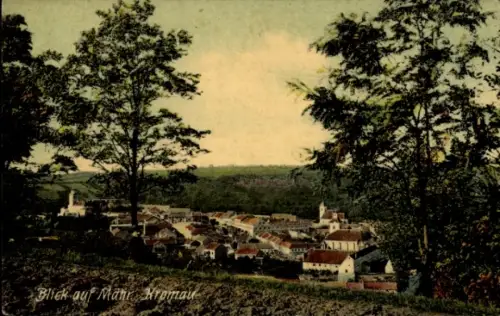 Ak Moravský Krumlov Mährisch Kromau Südmähren, Teilansicht