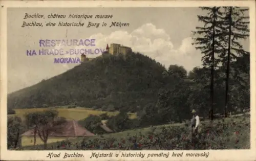 Ak Buchlovice Buchlowitz Region Zlin, Burg Buchlov