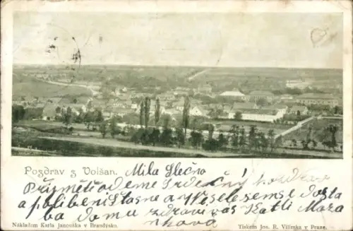 Ak Volšan bei Kladno Kladen Region Mittelböhmen?, Panorama