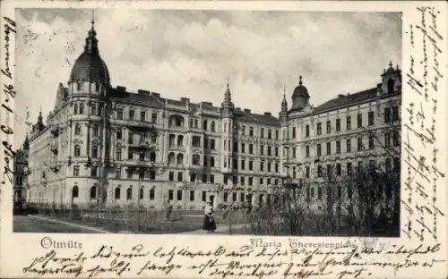 Ak Olomouc Olmütz Stadt,  Maria Theresienplatz,  Architektur,  von 1902