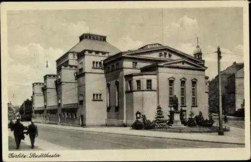 Ak Görlitz in der Lausitz, Stadttheater