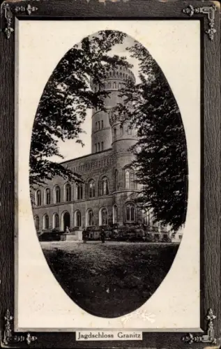 Passepartout Ak Granitz Seebad Binz auf Rügen, Jagdschloss