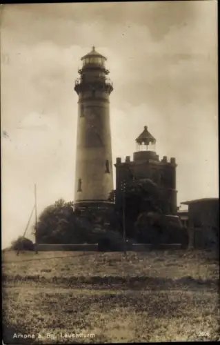 Ak Arkona Putgarten auf Rügen, Leuchtturm