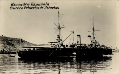 Ak Kriegsschiff, Escuadra Española Crucero Princesa de Asturias